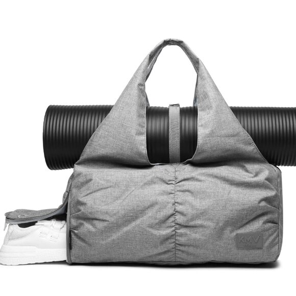 Yoga Gym Workout Bag w/ Mat Strap, Wet/Dry - Women’s All Purpose Oxford Tote NEW - Picture 1 of 13